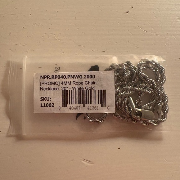 Chic Silver Rope Chain Necklace - Picture 5 of 5